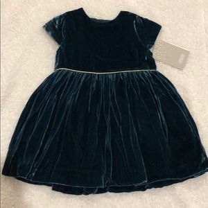 Mamas and Papas Girls Velvet Dress 12-18mo